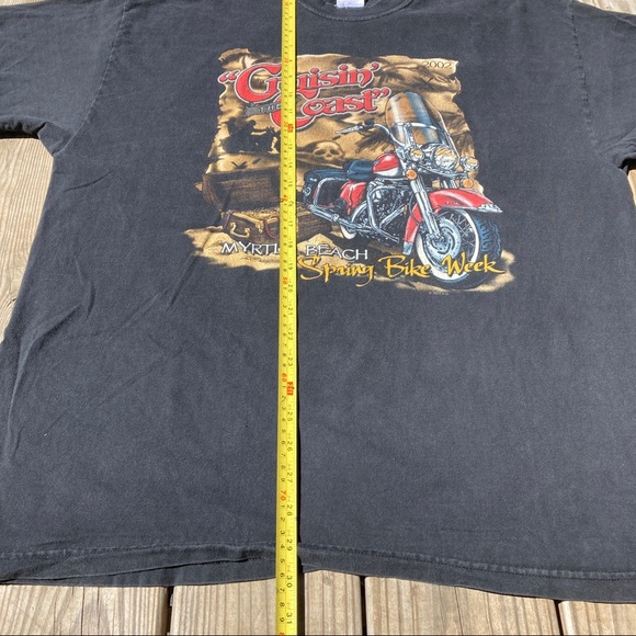 Vtg Harley-Davidson 2002 Myrtle Beach Spring Bike Week Shirt Cruisin The Coast - Picture 8 of 8